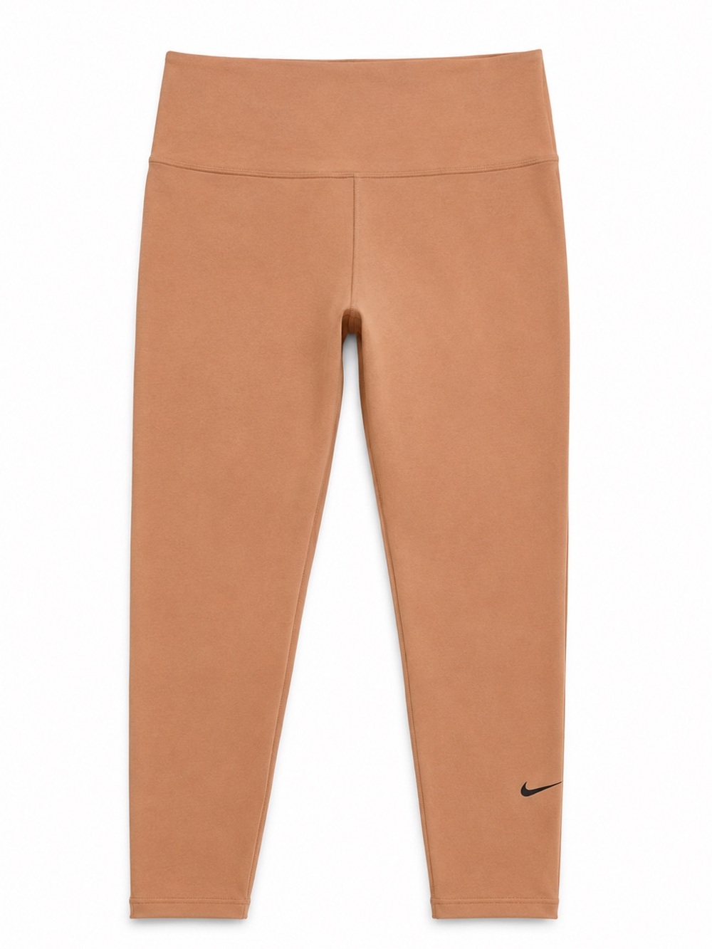 Nike Women’s Dri Fit Cropped Performance Leggings in Light Heather Pink Size L